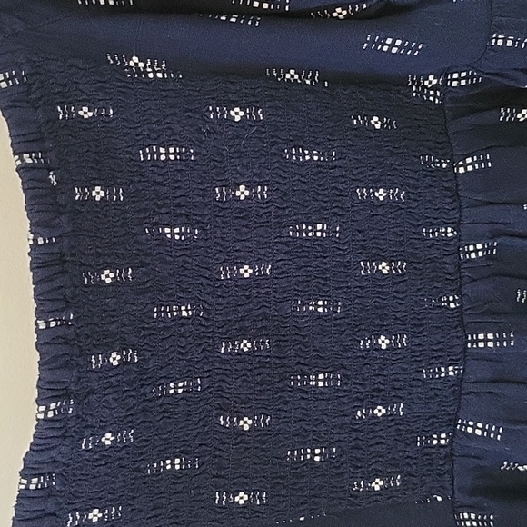 Madewell Jacquard Puff-Sleeve Empire Top, Size Small - Picture 7 of 10